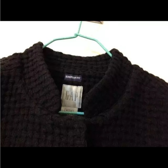 GAP Wool Jacket with Cropped Silhouette and Mock Neck - Picture 3 of 8